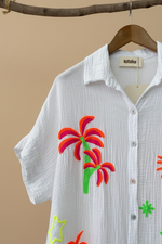 Carregar imagem no visualizador da galeria, Vestido Camisa Neon — Detalhe Corrigido
