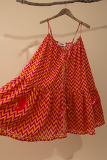 Cargue la imagen en el visor de la galería,Vestido chevron movimento
