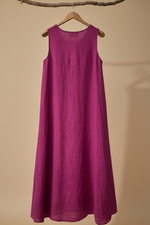 Carregar imagem no visualizador da galeria, Vestido fúcsia costas
