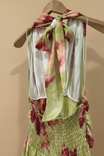Carica l'immagine nel visualizzatore della galleria,Vestido floral - detalhe costas
