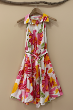 Cargue la imagen en el visor de la galería,Vestido floral frente cinto
