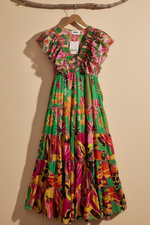 Cargue la imagen en el visor de la galería,Vestido floral frente
