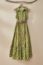 Carica l'immagine nel visualizzatore della galleria,Vestido frente com cinto
