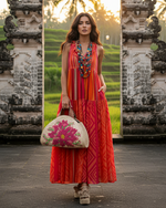 Carregar imagem no visualizador da galeria, Vestido Gaze Bali - Comprido Decote Visível

