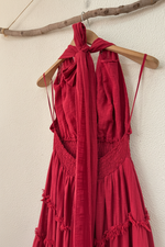 Carregar imagem no visualizador da galeria, Vestido Halter — Detalhe Costas
