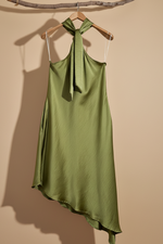 Carregar imagem no visualizador da galeria, Vestido halter verde costas
