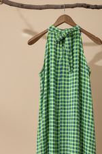 Carregar imagem no visualizador da galeria, Vestido halter xadrez laço
