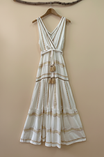 Carregar imagem no visualizador da galeria, Vestido ivory borlas - frente
