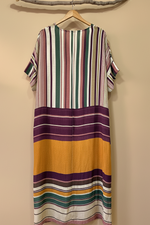 Carica l'immagine nel visualizzatore della galleria,Vestido linho multicolor costas

