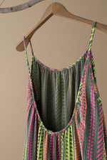Carregar imagem no visualizador da galeria, Vestido maxi fundo bege 4
