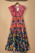 Chargez l'image dans la visionneuse de la galerie,Vestido maxi tropical - frente
