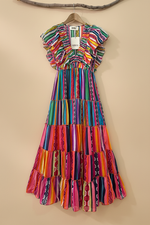 Carica l'immagine nel visualizzatore della galleria,Vestido multicolor - frente
