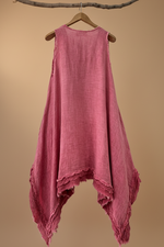 Carica l'immagine nel visualizzatore della galleria,Vestido rosa costas - estúdio bege
