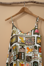 Chargez l'image dans la visionneuse de la galerie,Vestido tropical detalhe frente

